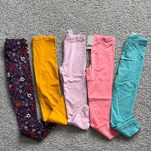 Assorted Colorful Kids Leggings Set